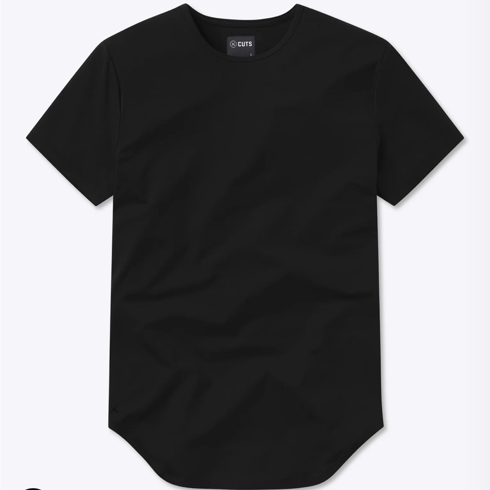 Cuts Clothing Jet Black Short Sleeve Tee